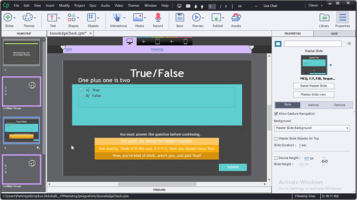 Adobe Captivate Adobe Captivate