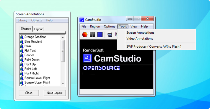 CamStudio - gratis schermopname voor windows