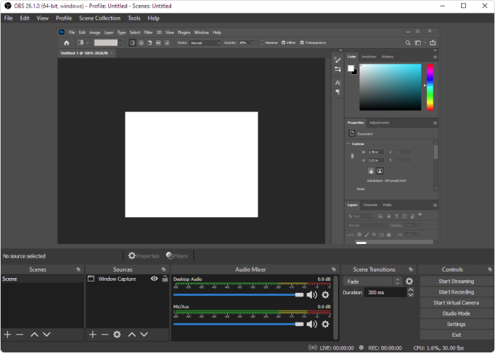 OBS Studio OBS Studio - gratis schermopname voor windows