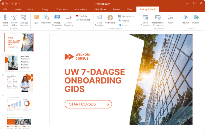 iSpring Suite iSpring Suite - robuste auterstool