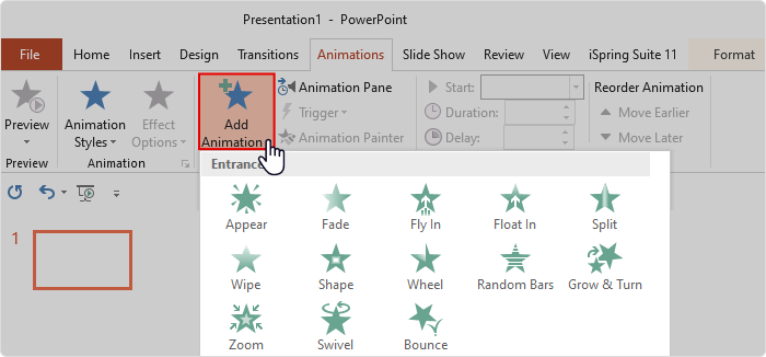 Animaties en overgangen in PowerPoint