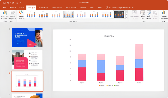 Grafieken en diagrammen in PowerPoint