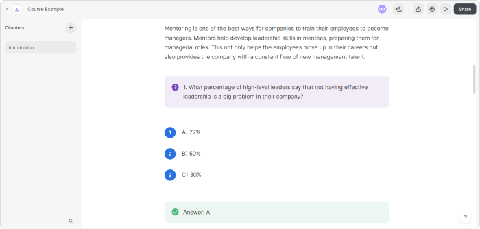 Hoe iSpring AI quizvragen maakt