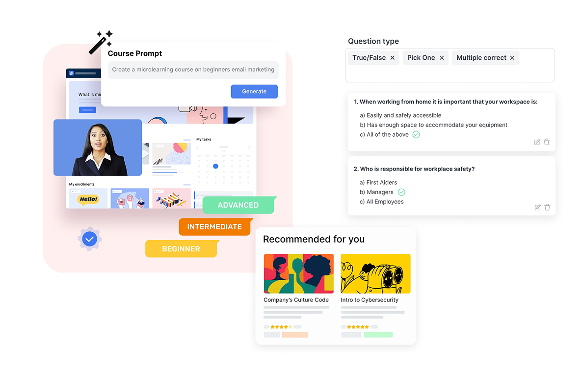 LearnUpon AI LMS